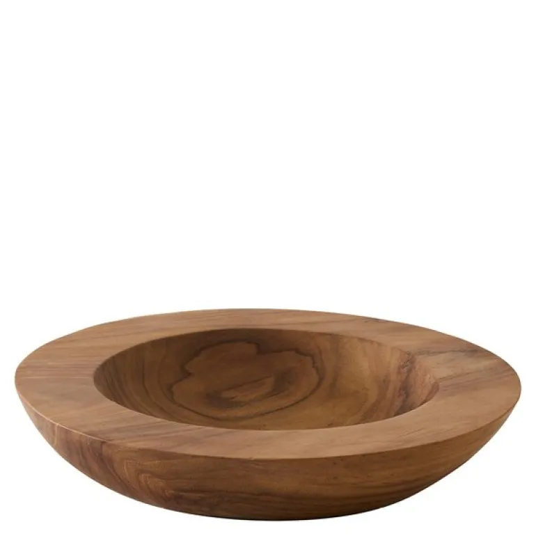 Teak skål 30 cm