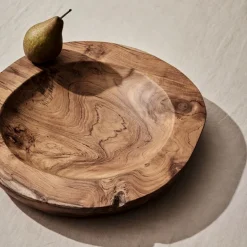 Teak skål 40 cm