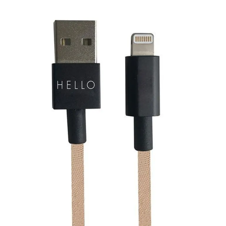 Tech Favourite kabel lightning 1m beige