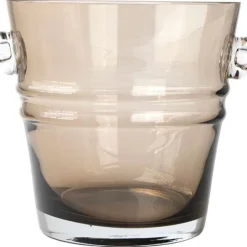 The bucket lykt/vase 20 cm brun
