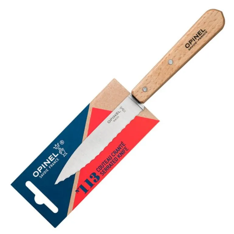 The Chef's essentials N113 tagget kniv 19 cm bøk