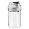 Tip sukkerstrøer 180 ml klar/stål