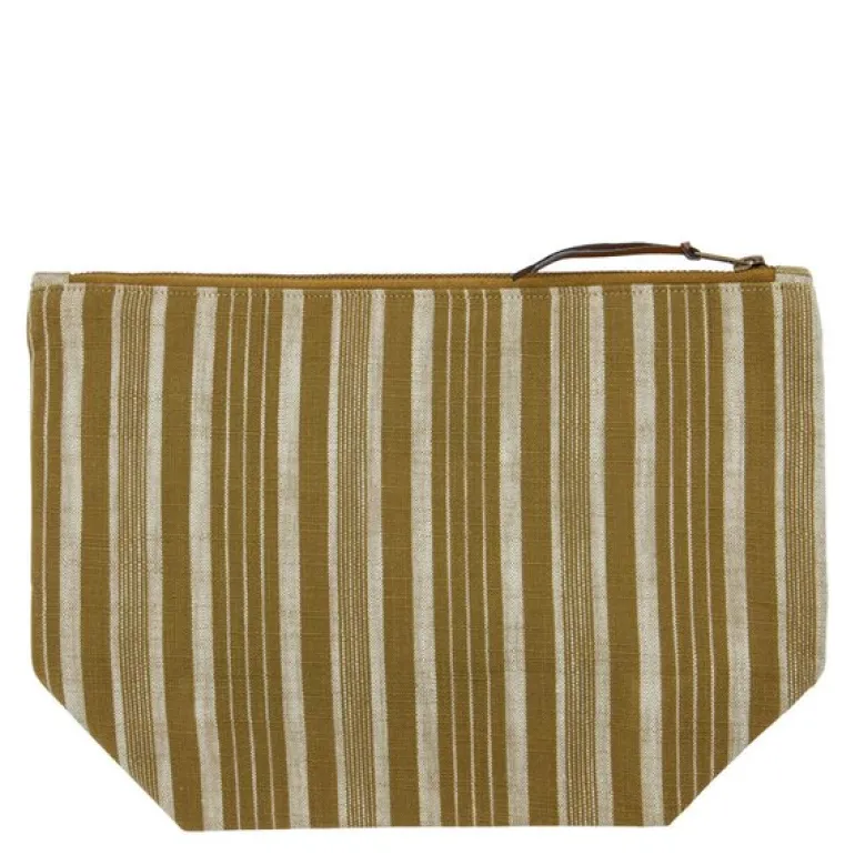 Toalettmappe 32x12 cm mørk oliven