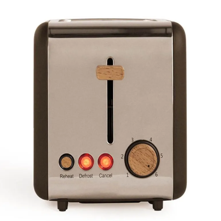 Toast Retro brødrister svart
