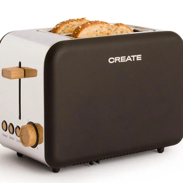 Toast Retro brødrister svart