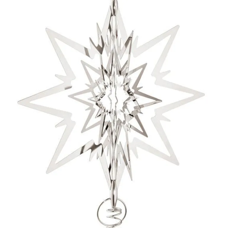 Top Star toppstjerne stor 26,4 cm sølv