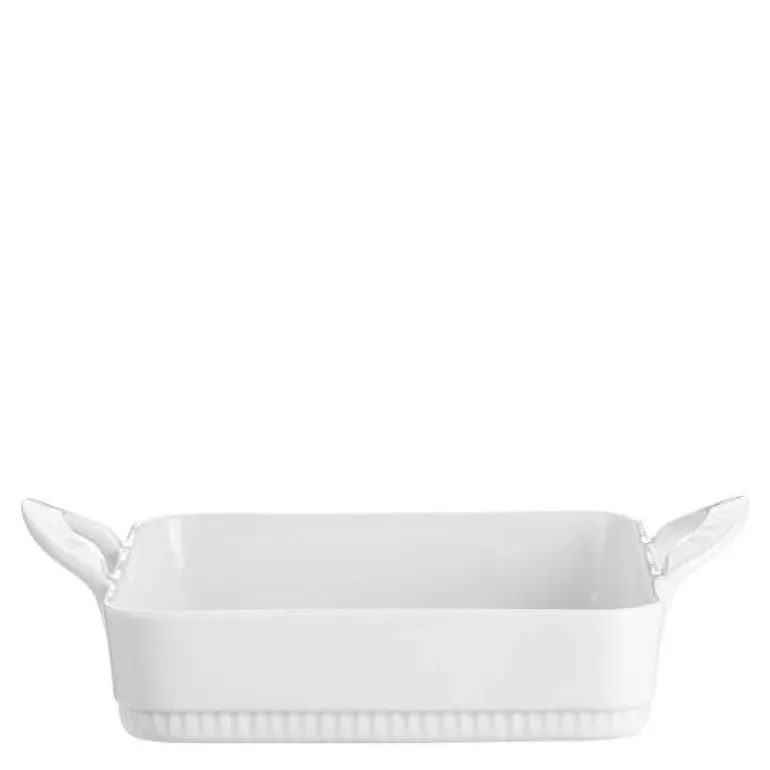 Toulouse kvadratisk ildfast form 17,5x17,5x4,5 cm hvit