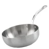Traktørpanne 26 cm 2,5L rustfritt stål