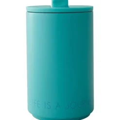 Travel termokopp Life is a journey 35 cl turkis