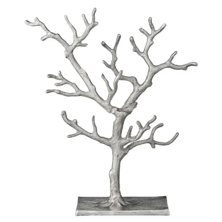 Tressa smykkeholder 33 cm sølv