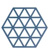 Triangle bordskåner denim