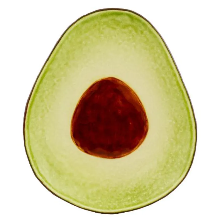 Tropical Fruits tallerken 25 cm avokado