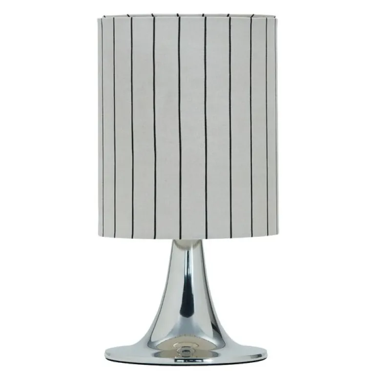 Tulip bordlampe 38 cm sølvfinish