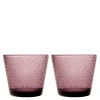 Tundra glass 29 cl 2 stk røsslyng