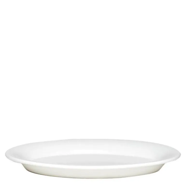 Ursula oval tallerken 28x18,5 cm hvit