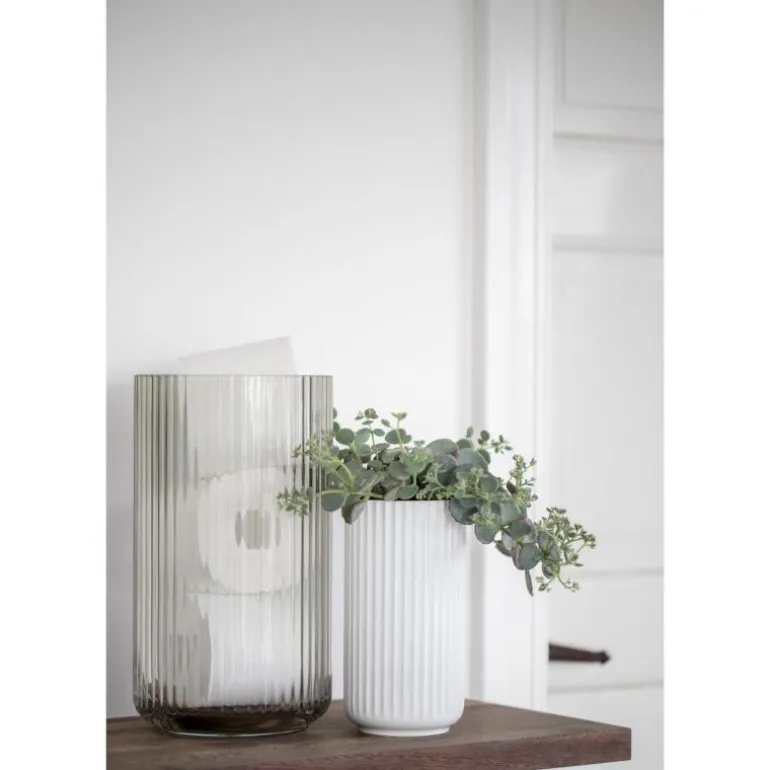 Vase h38 cm smoke