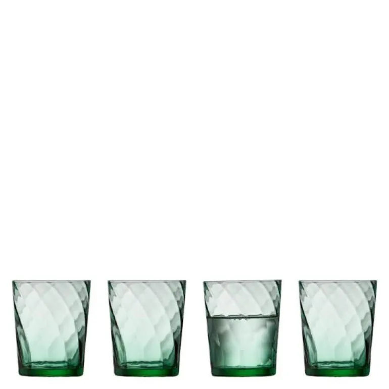 Vienna vannglass 30 cl 4 stk grønn