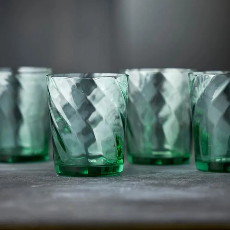 Vienna vannglass 30 cl 4 stk grønn