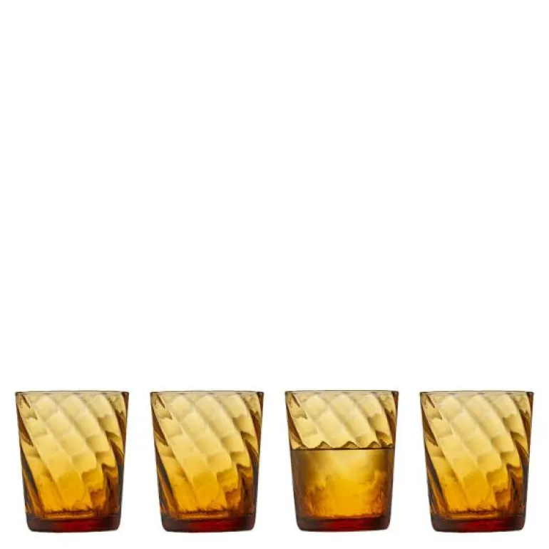 Vienna vannglass 30 cl 4 stk amber