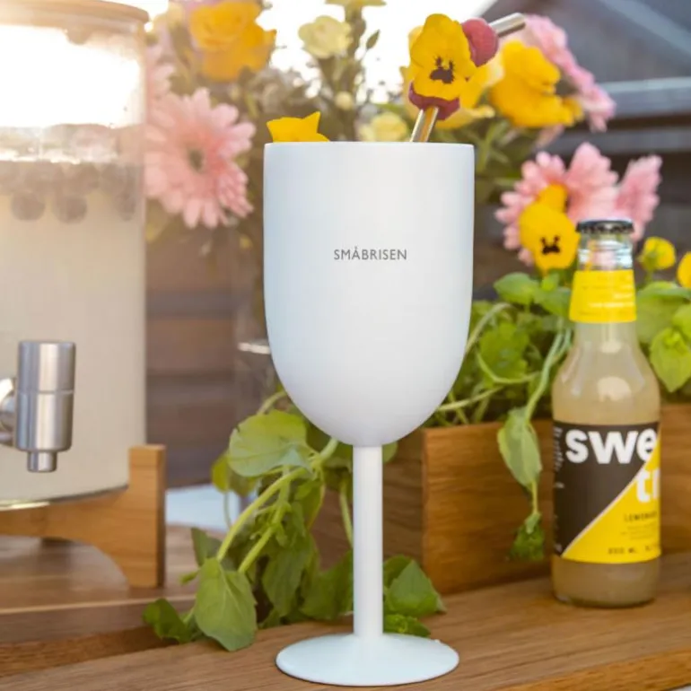 Vinglass termo SMÅBRISEN 35 cl hvit