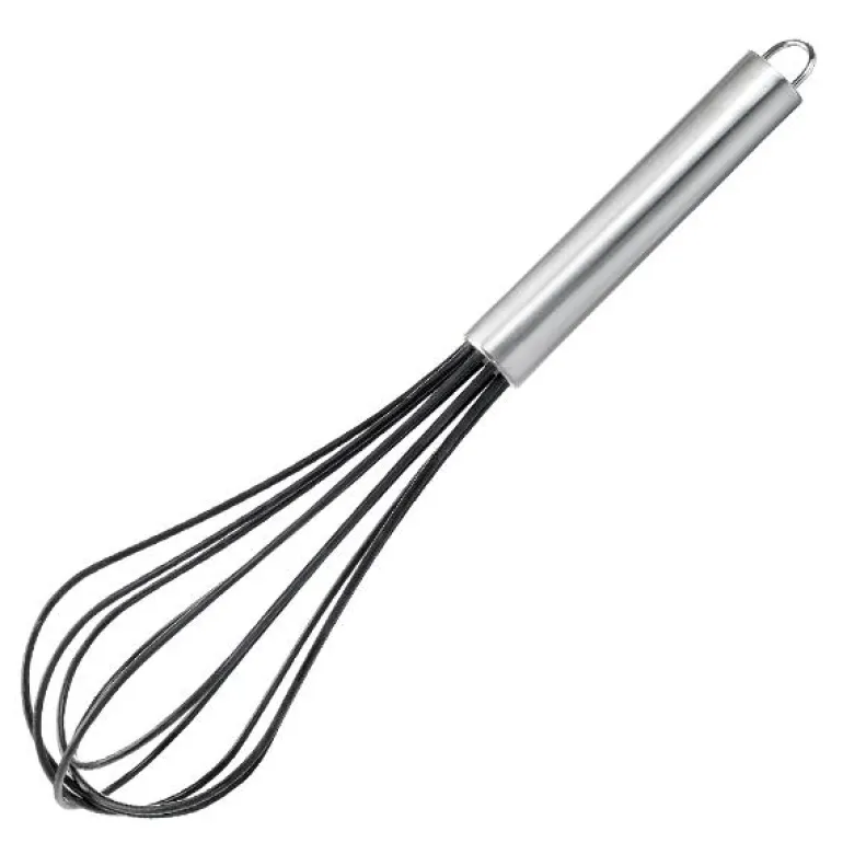 Visp m/belegg 25 cm rustfritt stål