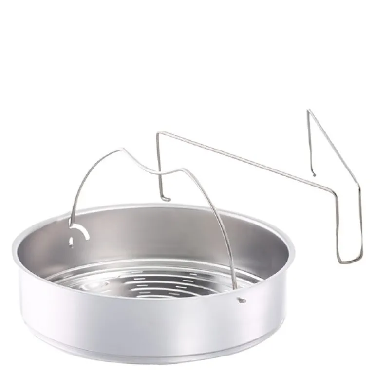 Vitavit dampkurv m/stativ til trykkoker 22 cm perforert