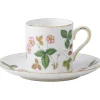 Wild Strawberry kaffekopp & asjett