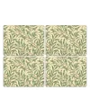 Willow Bough bordbrikke 30x40 cm 4 stk grønn