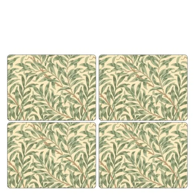 Willow Bough bordbrikke 30x40 cm 4 stk grønn