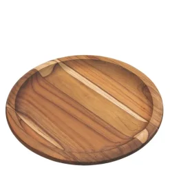 Wooden board tallerken 26 cm teak