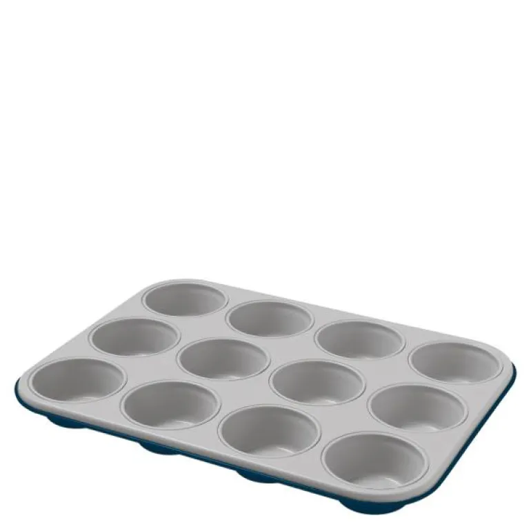 Xbake muffinsform 35 cm 12 stk blå